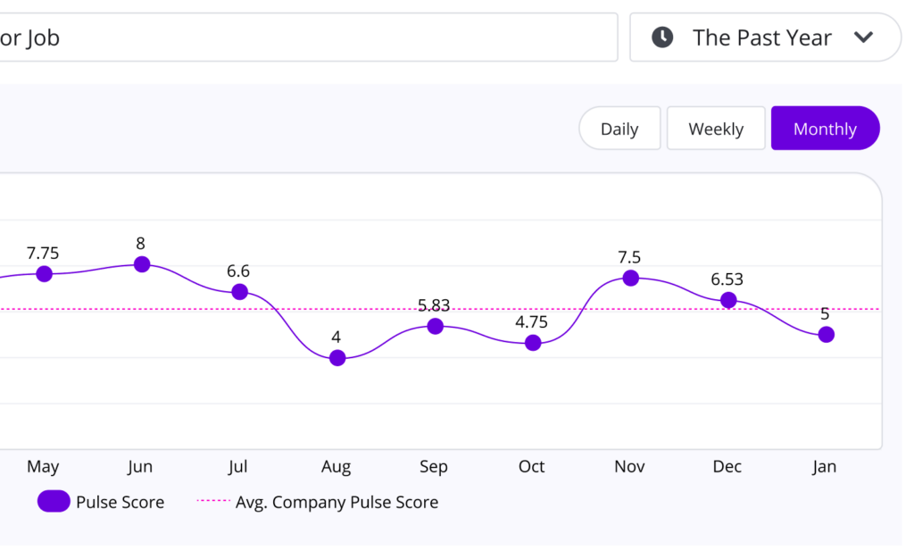 Pulse score visualization