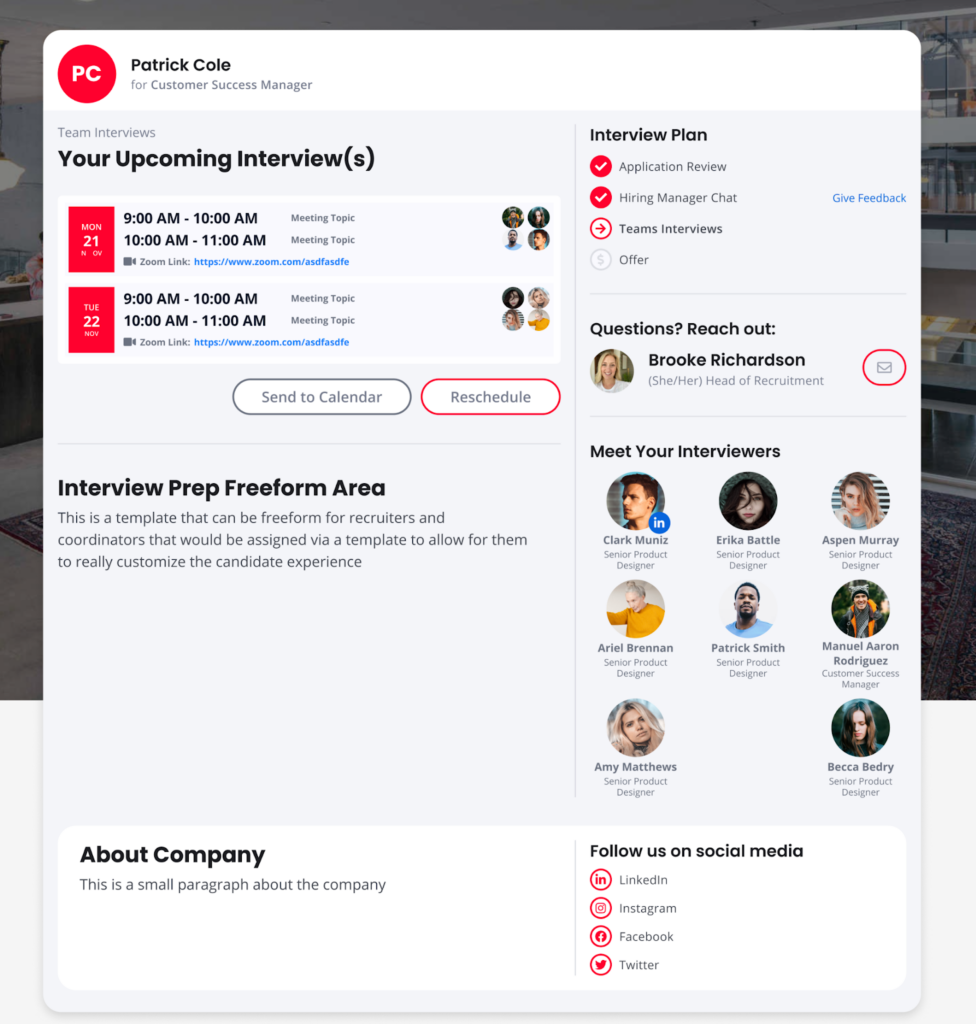 GoodTime Candidate Portal