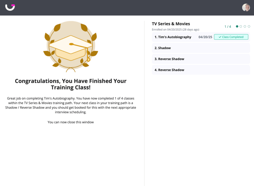 Training classes in GoodTime